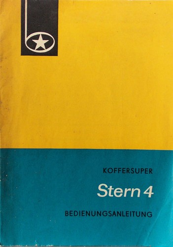 Stern koffersuper ddr - stern, koffersuper.