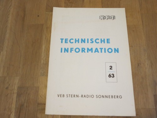 Ddr technische information - ddr,