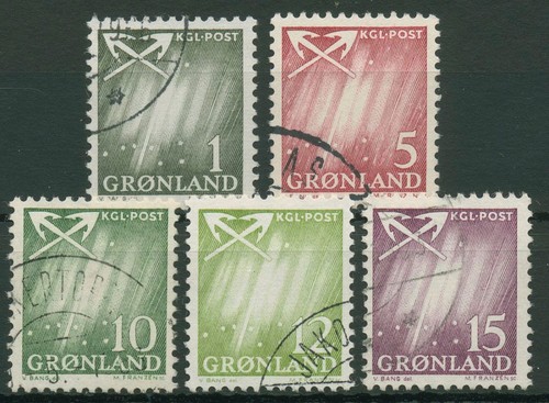 Grönland 1963 nordlicht - grönland,